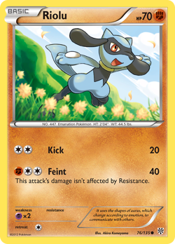 Riolu 76/135 Common | Plasma Storm | Pokemon Card - Image 1