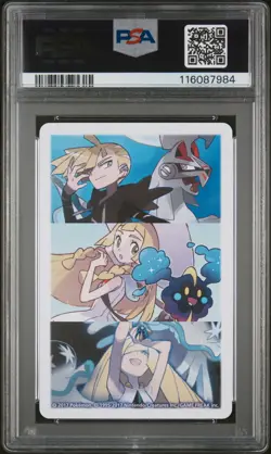 PSA 10 - Gladion & Silvally Joker - Lillie & Friends Pokemon Poker Playing Card - Image 2