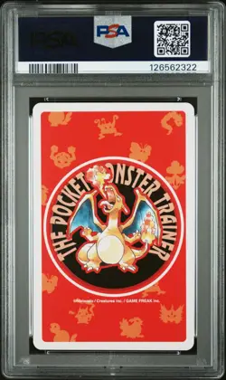 PSA 10 - Lapras 8 of Diamonds - Pokemon Red Poker Playing Card Vintage 1996 JP - Image 2