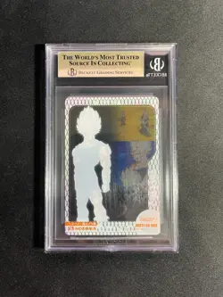 BGS 9.5 - Majin Vegeta #080 - Morinaga Dragon Ball Z Wafer Cards Part 1 Gem Mint - Image 3