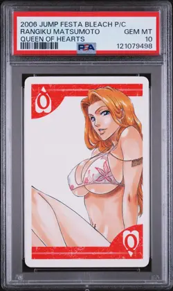 PSA 10 - Rangiku Matsumoto - Bleach Jump Festa 2006 Poker Playing Card JP POP 2 - Image 1