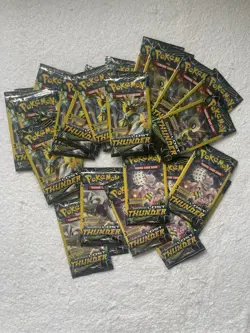 Pokemon Sun & Moon Lost Thunder Booster Lot of 26 Dollar Tree 3 Card Fun Packs - Image 1