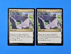 2x Treva's Ruins Dominaria Remastered 2023 DMR Mtg Magic Land Lair Card 260 - Image 1