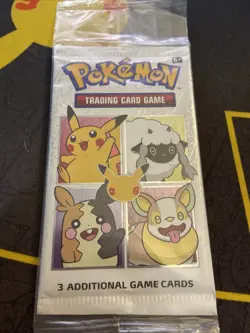 SEALED 25th Anniversary General Mills Pokemon Cereal 3-Card Booster Packs! - Image 1