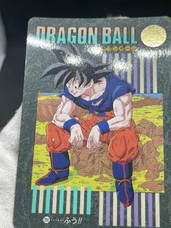 Dragon ball Card Carddass No.294 Goku Visual adventure Rare DBZ Japan 1991 - Image 4