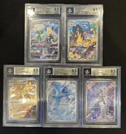 BGS 9.5 Pokemon Card 151 Japanese Ar Art Rare 5Card Set BULK Holo - Image 1