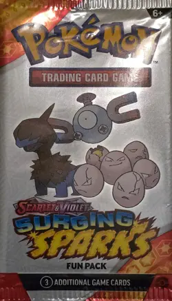 Pokemon Surging Sparks Fun Pack 3 Cards - Image 2