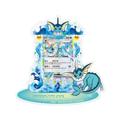 Pokemon Card Game Korea Exclusive Official Acrylic Card Stand 9 Eeveelution Set - Image 3