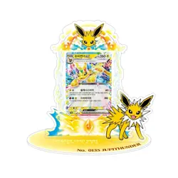 Pokemon Card Game Korea Exclusive Official Acrylic Card Stand 9 Eeveelution Set - Image 4