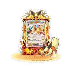 Pokemon Card Game Korea Exclusive Official Acrylic Card Stand 9 Eeveelution Set - Image 5