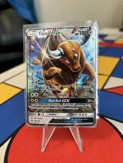 Tauros GX 100/149 SM Base Set Holo Sun & Moon Pokemon TCG Card NM - Image 1