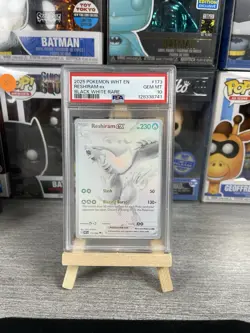 Reshiram EX 173/086 White Flare Holo PSA 10 English Pokemon Card - Image 1