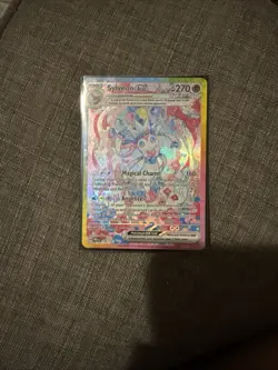 Pokemon Sylveon EX TCG Prismatic Evolutions Holo Rare Card 156/131 SV - Image 1