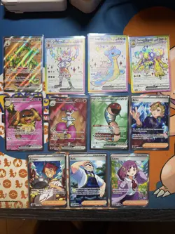 Pokemon TCG Stellar Crown Full Art Cards | 11 Card Lot NM | Lot #5 - Image 1