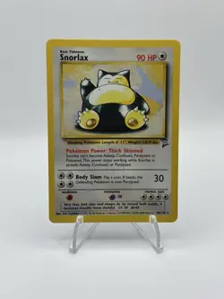 SNORLAX | Pokemon Card | Non-Holo Rare | 30/130 | Base Set 2 - Image 1