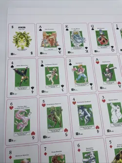 MetaZoo Non Holo Wilderness Playing Cards WPT Uncut Sheet MZ - Image 3