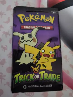 Pokemon Trick Or Trade Booster Pack 2023 NEW SEALED 1 Pack (3 Cards) - Image 1