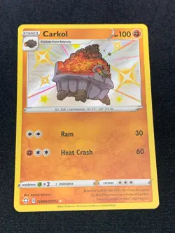 C161 POKEMON TCG CARKOL SV068 NM CARD RARE HOLO SHINING FATES - Image 1