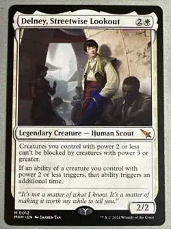 MTG / Delney, Streetwise Lookout / MKM / #12 / Regular / Mythic / NM - Image 1