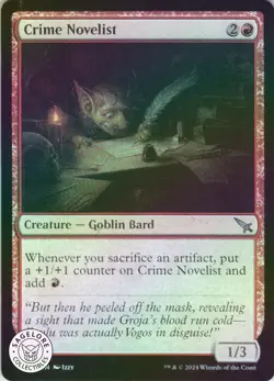 MTG Crime Novelist (121) | NM Foil | Murders at Karlov Manor {MKM} - Image 1