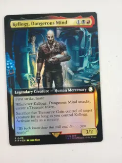 Magic The Gathering Kellogg, Dangerous Mind EXTENDED ART FOIL 0415 NM MTG - Image 1