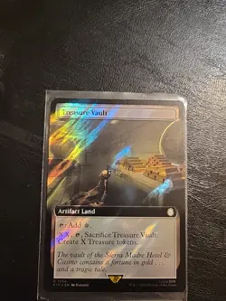 MTG Treasure Vault Extended Art Surge Foil from Universes Beyond: Fallout NM - Image 1