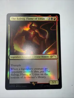 NM Promo Foil The Balrog, Flame of Udun, MTG, Magic the Gathering, 4 - Image 1