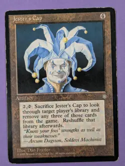 MTG Magic The Gathering: Ice Age (ICE): Jester's Cap Rare - HP - Image 1