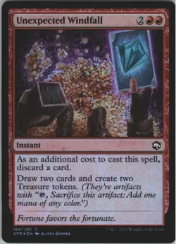 Unexpected Windfall - Adventures in the Forgotten Realms Foil LP Magic - Image 1