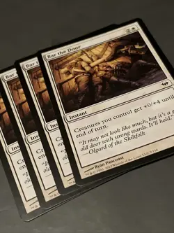 BAR THE DOOR X9 2/158 DARK ASCENSION MTG MAGIC - Image 1