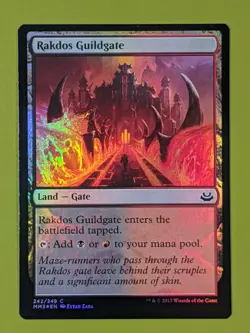 FOIL Rakdos Guildgate x1 Modern Masters 2017 1x Magic the Gathering MTG - Image 1
