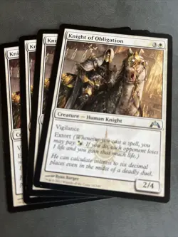 Knight of Obligation - mtg - x4 4x - Image 1