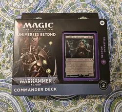 magic the gathering necron dynasties comander deck sealed - Image 1
