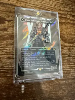 Dion, Bahamut's Dominant (Borderless) (Surge Foil) Final Fantasy Foil - Image 1