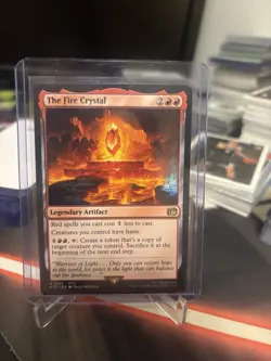 The Fire Crystal 0135 Final Fantasy Foil MTG - Image 1