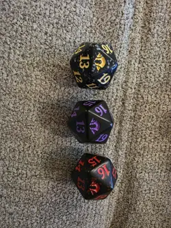 Magic the Gathering MTG Modern Horizons 3 MH3 Spindown Dice (x3 dice) - Image 1