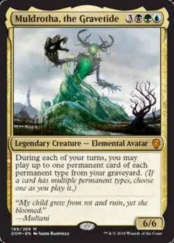 [1x] Muldrotha, the Gravetide Near Mint, English Dominaria MTG Magic - Image 1