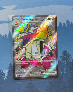 Pokemon Regular Size Skeledirge ex SVP081 Holo Black Star Promo Near Mint - Image 1
