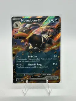 Pokemon TCG Scarlet & Violet Houndoom EX Black Star Promo SVP 103 NM Condition - Image 1