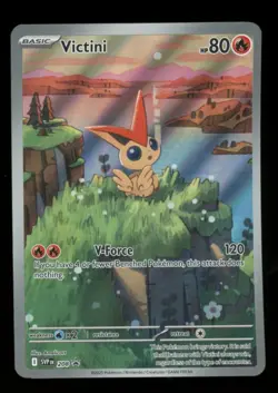 Victini 208 SVP Black Star Promo Full Art - Pokemon Black Bolt White Flare NM - Image 1