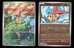 Victini 208 SVP Black Star Promo Full Art - Pokemon Black Bolt White Flare NM - Image 2