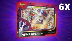 Pokemon Mega Evolution Mega Latias EX Box Case Of 6 - Released 10/10/2025 - Image 1