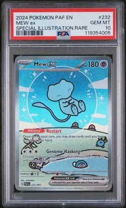 PSA 10 - Bubble Mew ex 232/091 Special Illustration Rare - Pokemon Paldean Fates - Image 1
