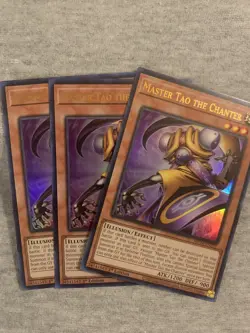 Yugioh! 3x Master Tao the Chanter MP24-EN237 Ultra Rare 1st Ed NM - Image 1