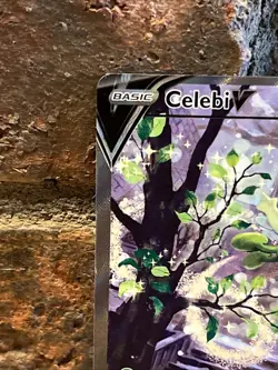 Pokemon TCG SWSH Fusion Strike Celebi v Alt Art Holo Ultra Rare Card 245/264 - Image 2