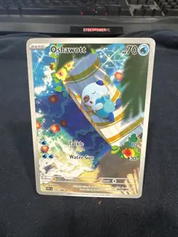 Pokemon TCG White Flare Oshawott Illustration Rare Card 105/086 - Image 2
