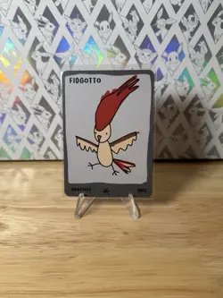 Pokenot Fidgotto #0017- Dysfunctional Passholder Pokenots 151 Card - Image 1
