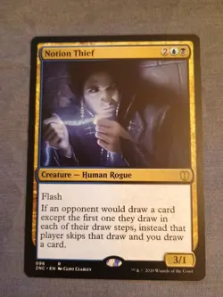 Notion Thief Zendikar Rising Commander NM Blue Black Rare MAGIC CARD ABUGames - Image 1