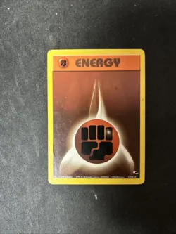 GYM HEROES SET FIGHTING ENERGY POKEMON CARD 127/132 D3 - Image 1
