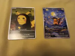 2 Pokemon x Van Gogh Black Star Promo ACG Art Card - NM - Image 1